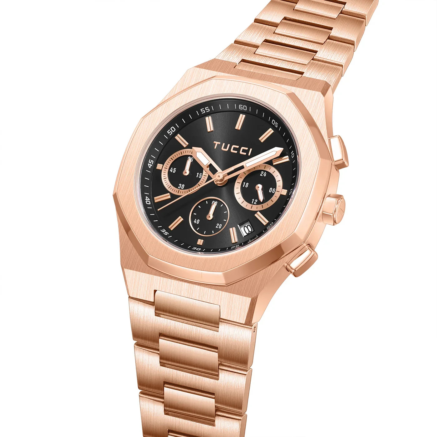TUCCI Italy LUSSUOSO Stainless Steel Quartz Unisex Watch – Miyota Movement 5 ATM