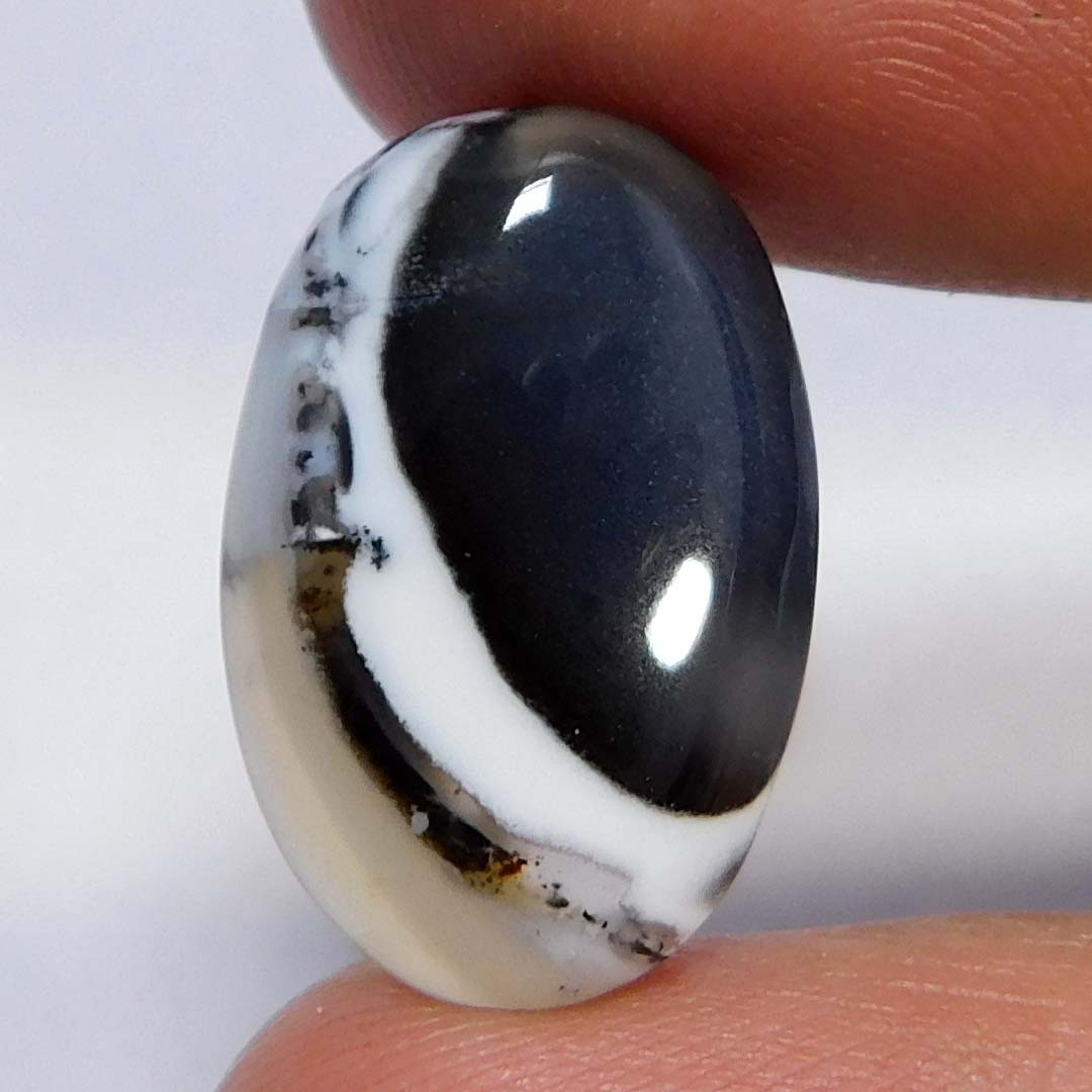 10.00Cts. Natural Gorgeous Dendritic Opal Oval Cabochon Reiki Healing Gemstone