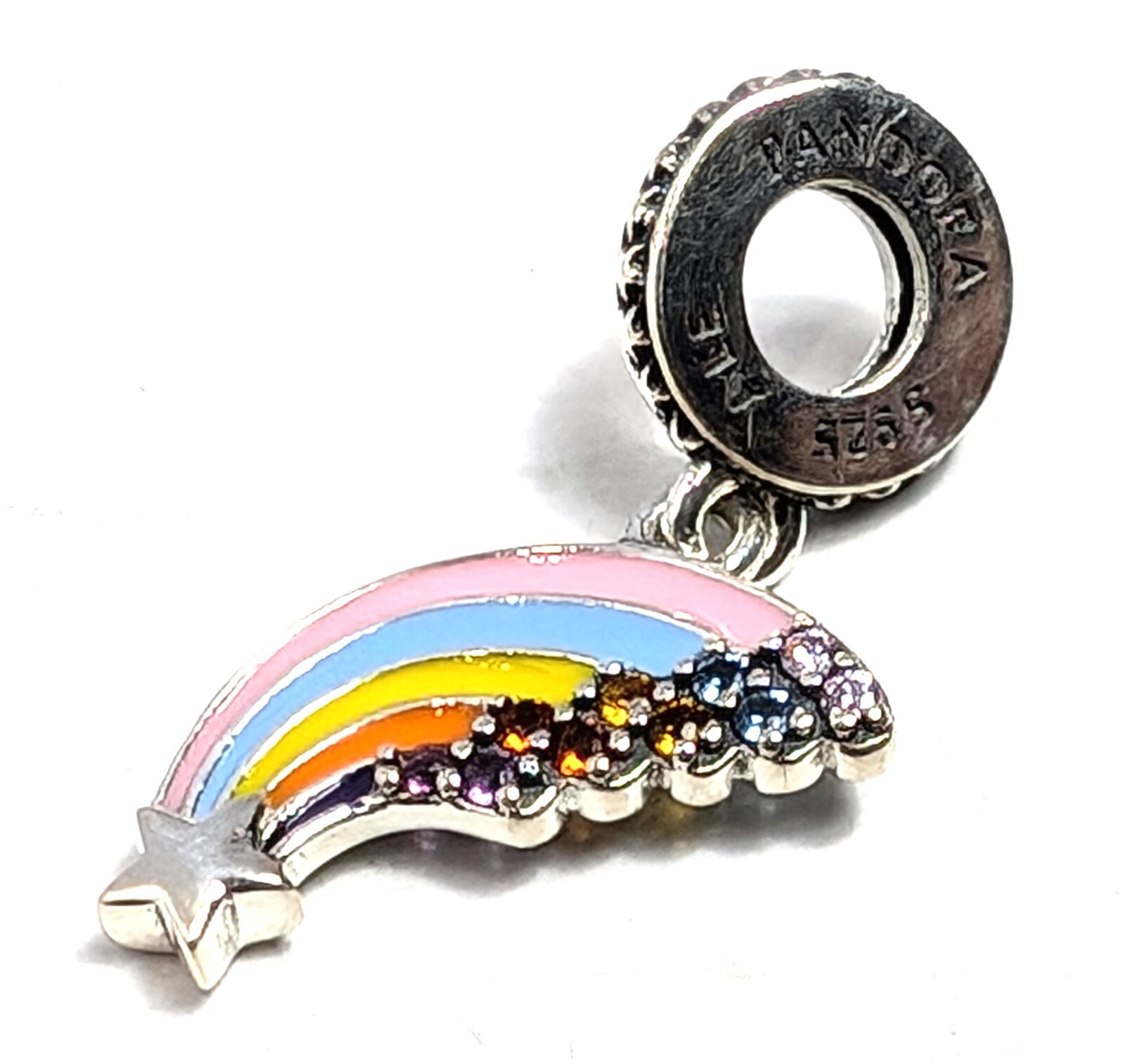 Authentic Pandora Charm, Colorful Rainbow Dangle, #799351C01