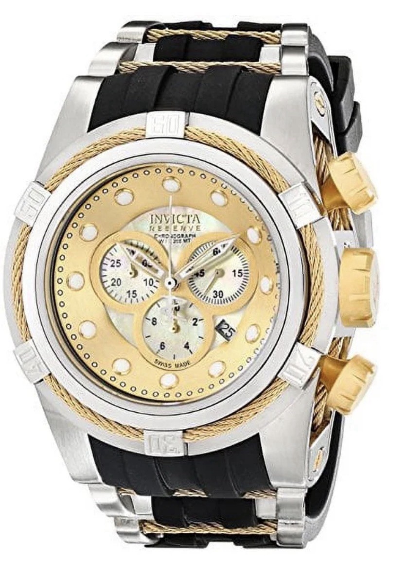 Invicta Reserve Bolt Zeus 0828 51mm MOP Chronograph Swiss