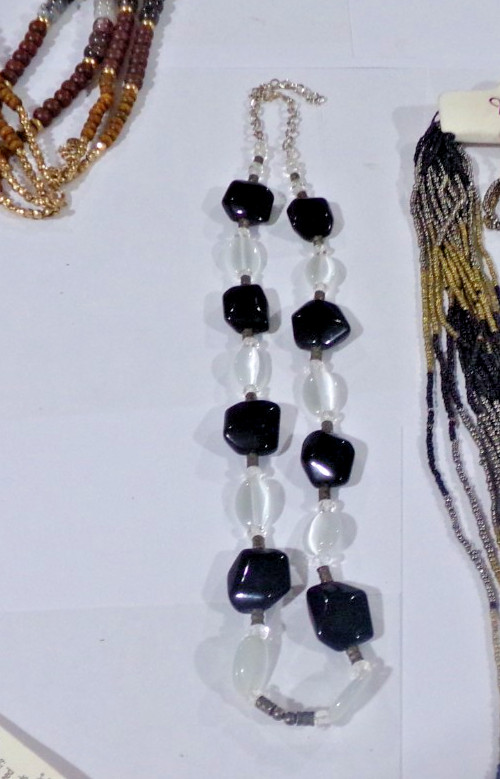 Vintage Mixed Lot of 5 BEADED NECKLACES as pictured