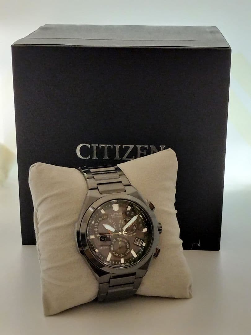 CITIZEN Attesa E610 Black Titanium Eco-Drive Chronograph