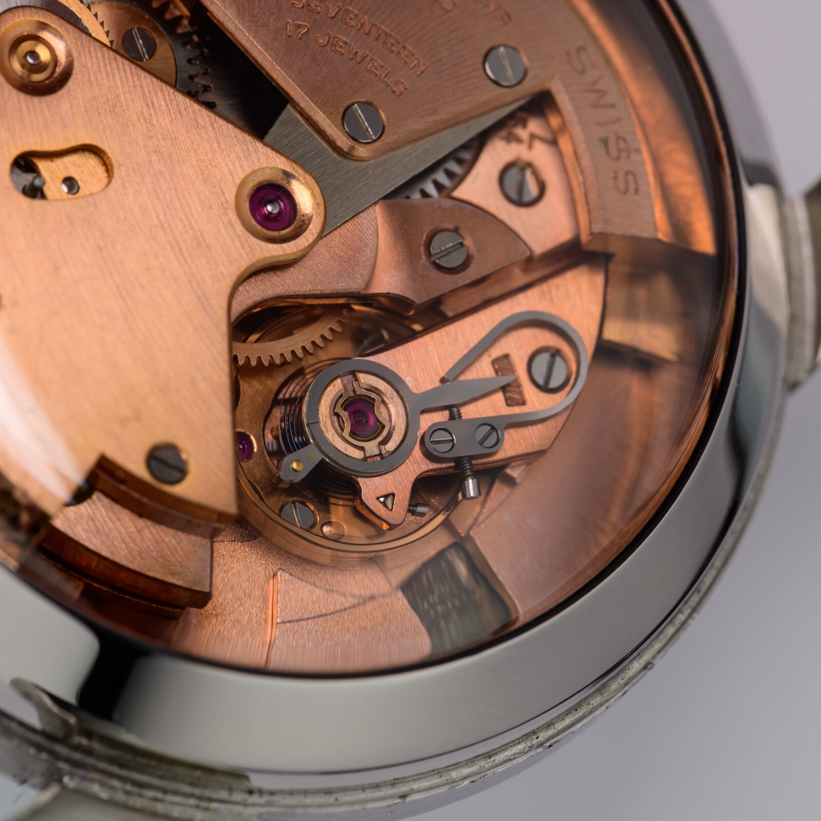 Snap-Back Sapphire Exhibition Caseback for 1950s Seamasters and Constellations