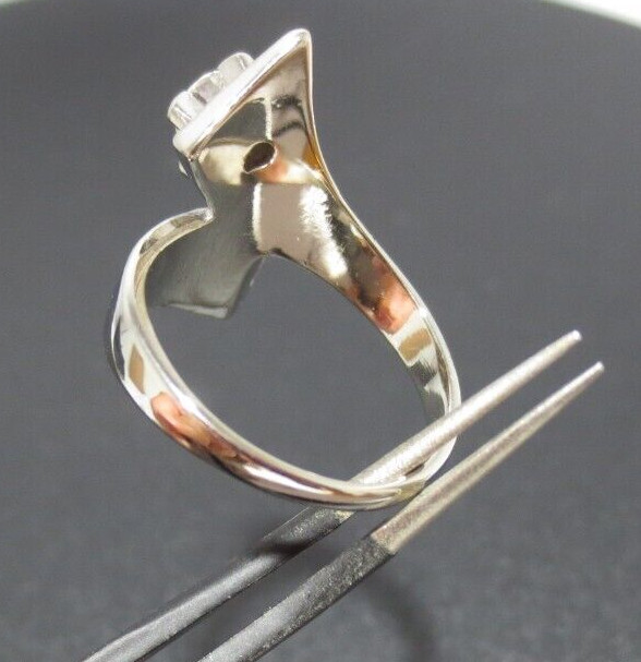 VINTAGE ESTATE 14K WG LADIES DIAMOND RING 0.27 tcw SZ 4.25 4.06 gr (G127082-3)