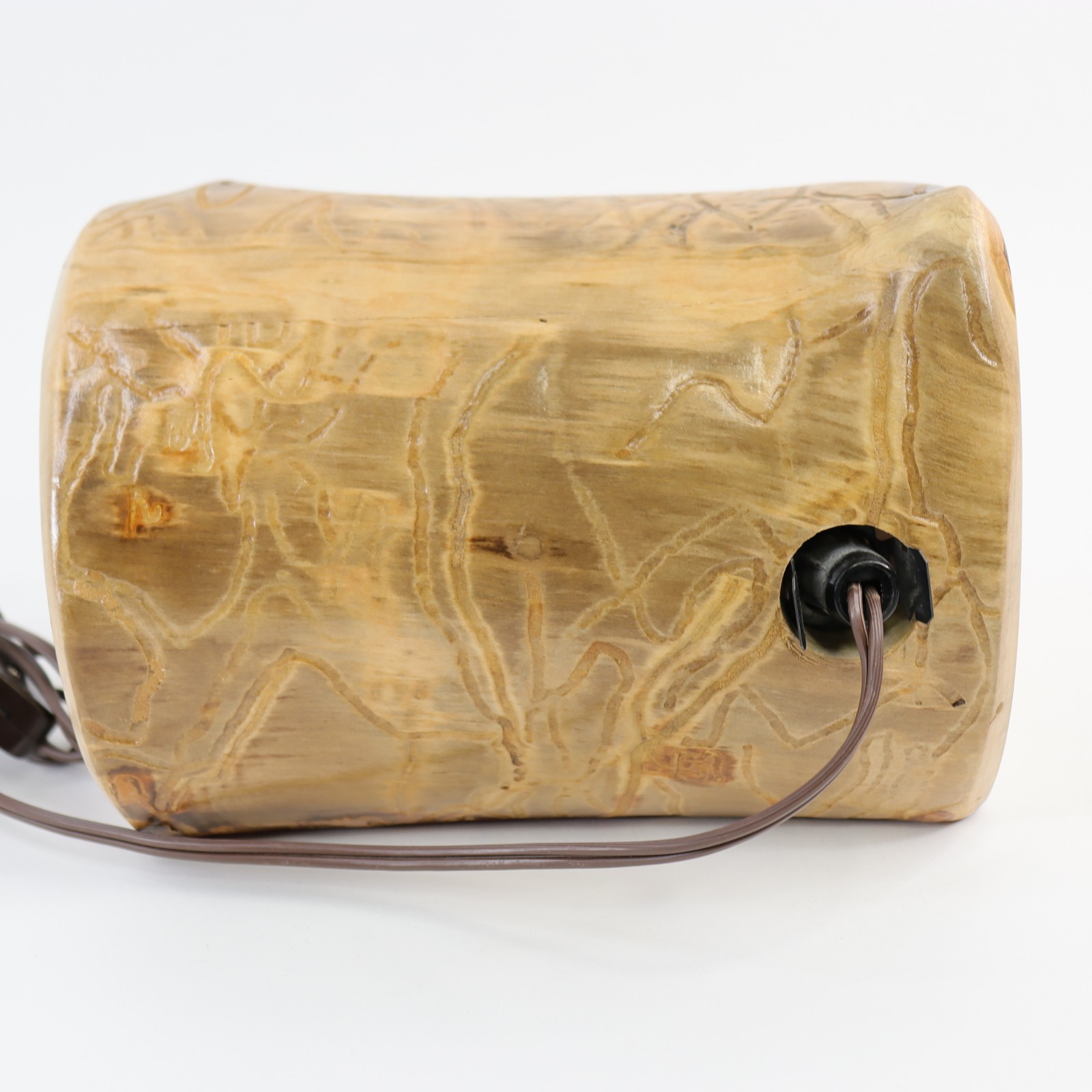 Aspen Wood Wooden Trinket Jewelry Box Nature Turns Rustic Cabin Night Light
