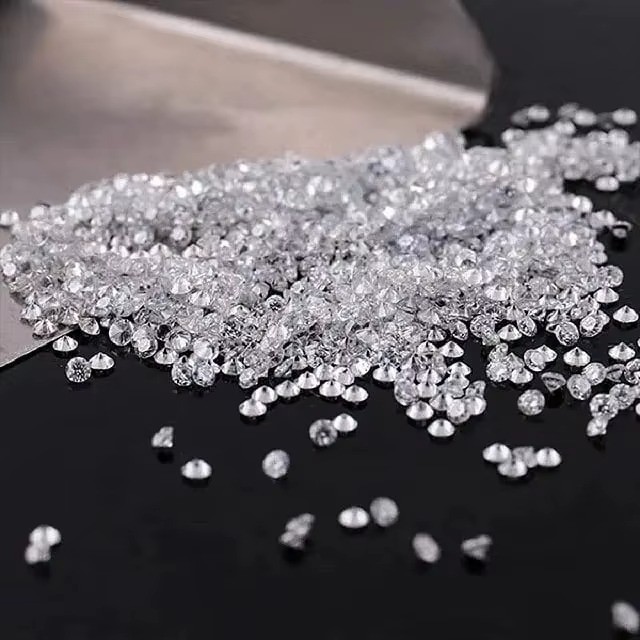 1.3 MM Round Loose Lab Grown CVD Diamond, 20 PCS, EF Color, VS1 Certified