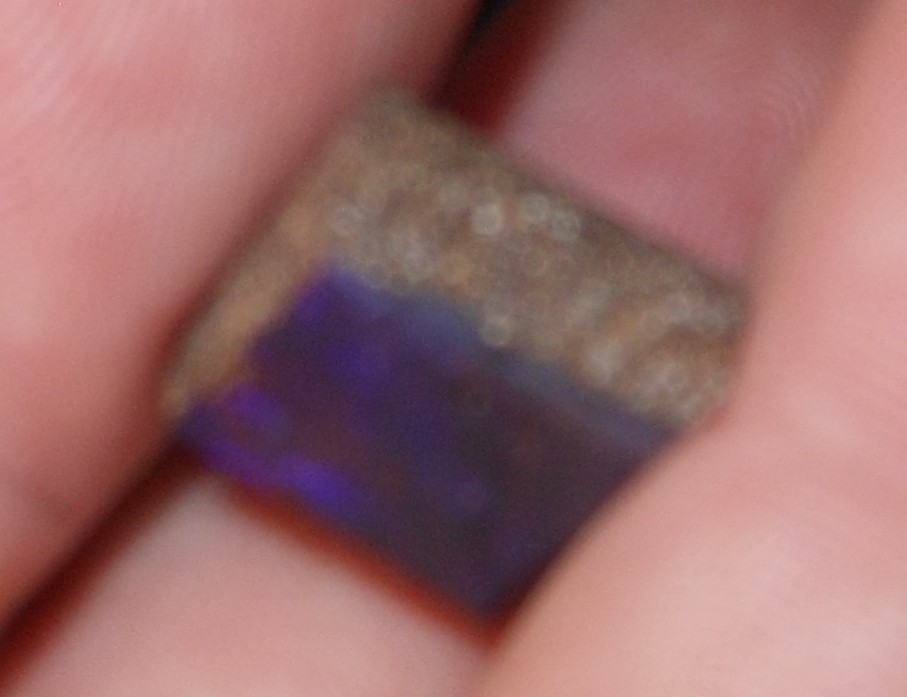 10.85ct Australian Boulder Seam Opal 13.3mm x 13.1mm x 5.7mm