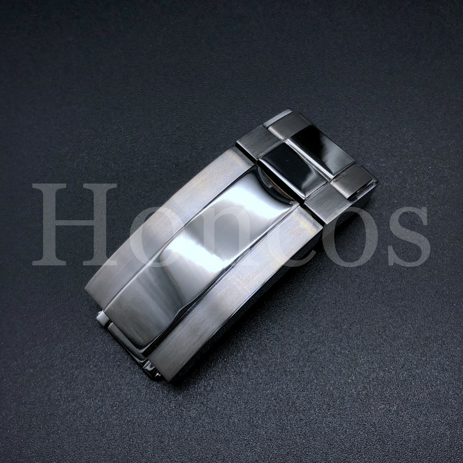 FLIP LOCK CLASP BUCKLE FITS FOR ROLEX SUB OYSTER WATCH BAND SHINY/CENTER