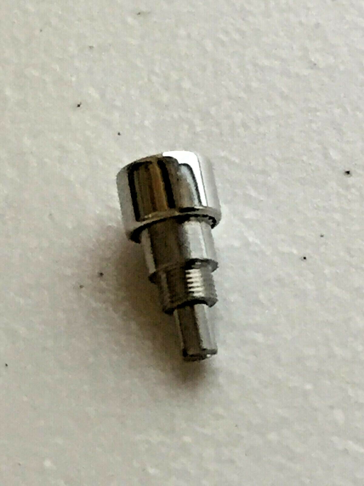 Chronograph Pusher Button Stainless Steel / Gold Plated Swiss Made Screw-In Type