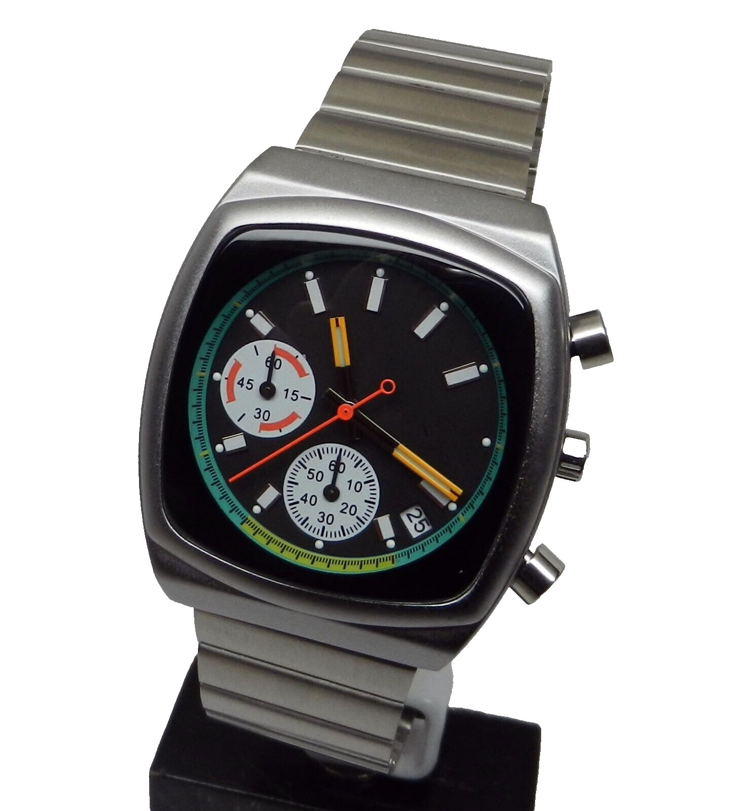 Men’s Ciloa Retro Neo-Classic Microbrand Metric Brew Style Chronograph Watch