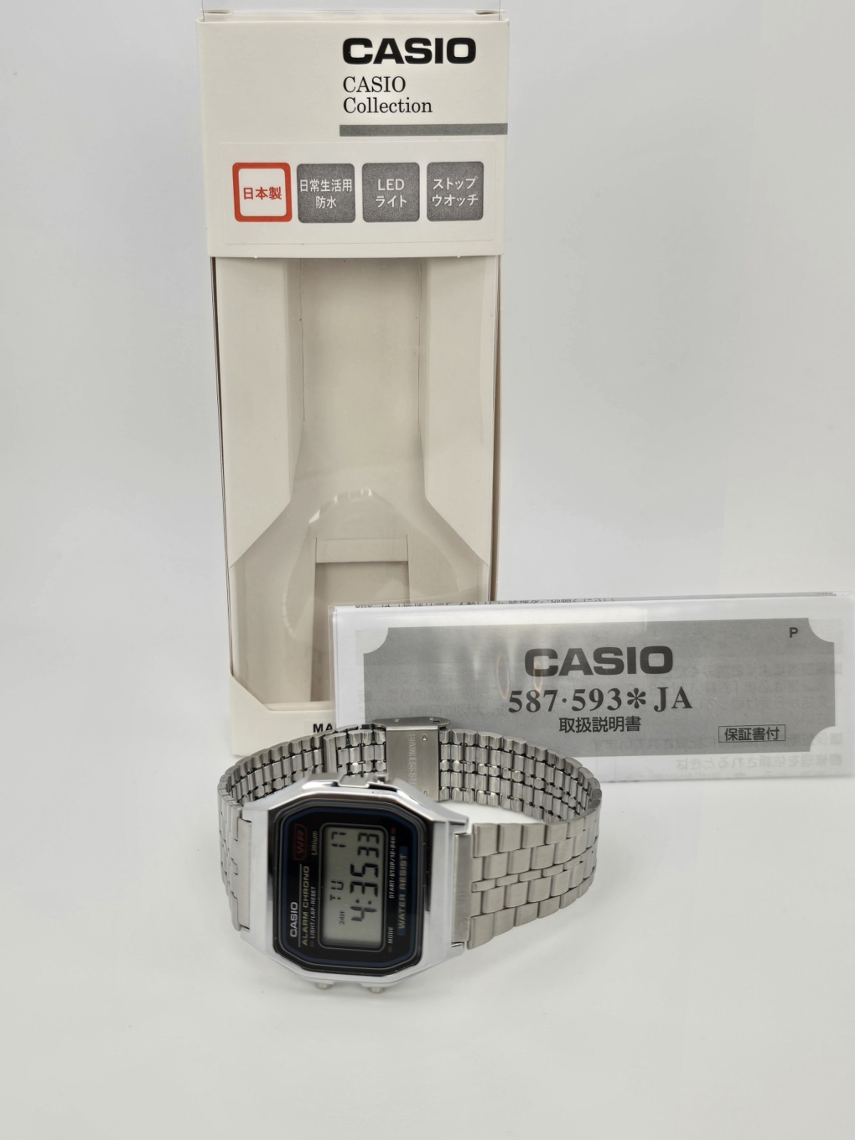 CASIO Vintage Design A159WA-N1JH Made in Japan 7 Years Battery Life