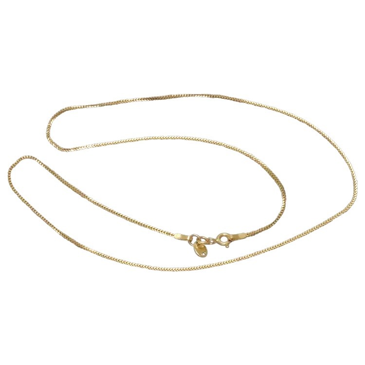 Vintage 22K Gold Foxtail Necklace