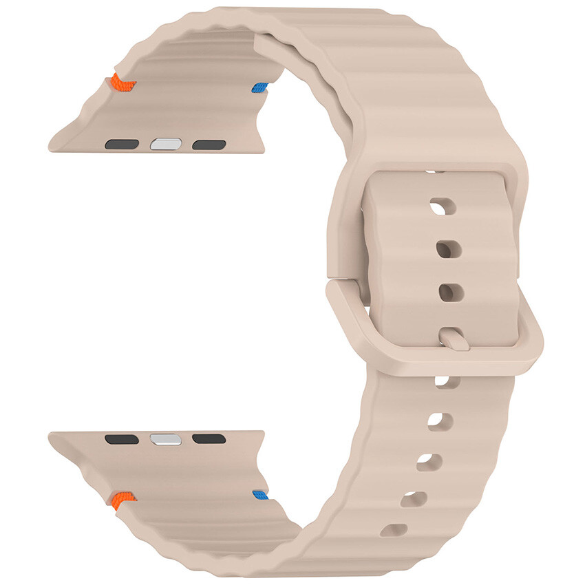 Silicone Watch Strap 42mm 44mm 45mm 49mm For iPhone Watch 1/2/3/4/5/6/7/SE/Ultra
