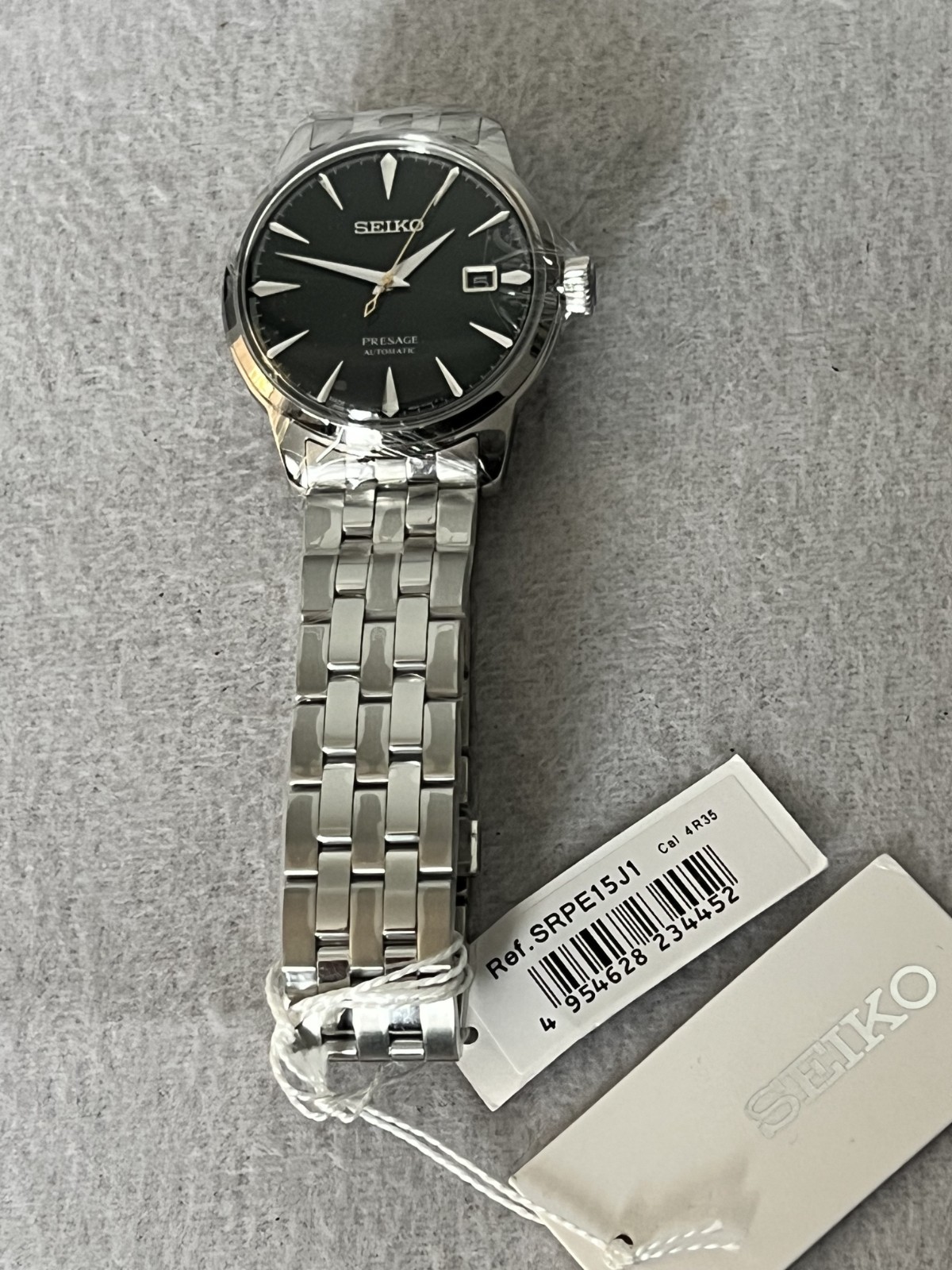 Seiko Presage Cocktail Time 4R35-01T0 SRPE15J1 Mockingbird Green Dial Automatic