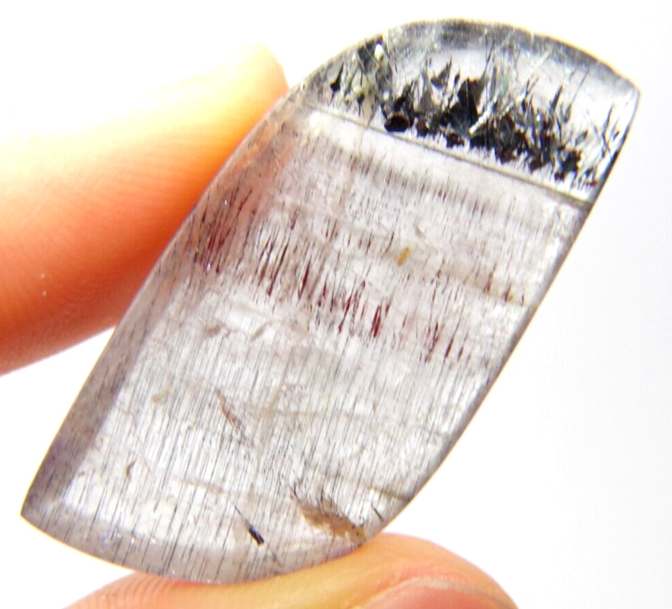IP6 Super Seven melody stone goethite 22.59ct 36x18x4mm free form