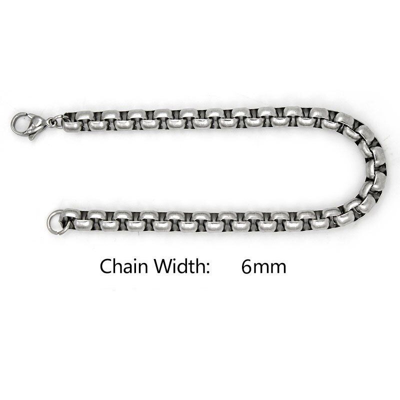 Fashion Stainless Steel Bracelet Metal Link Chains Bracelets Women’s Jewelry 1pc