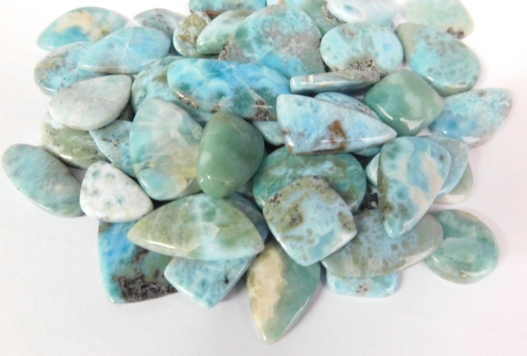 Natural Larimar Loose gemstones For Jewelry Making Wholesale Lot 71248
