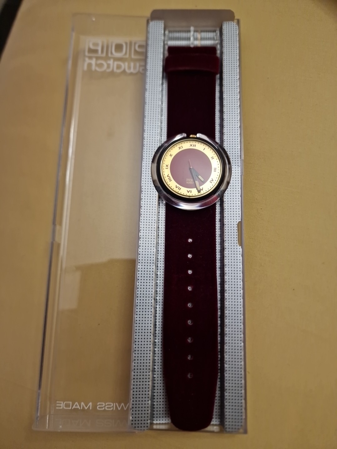 pop swatch vintage Red 1991