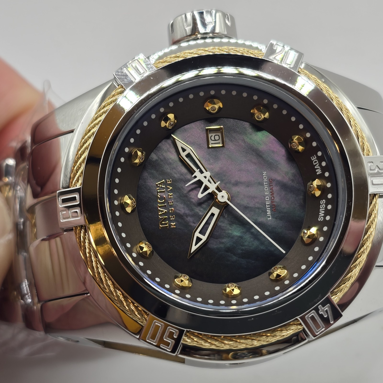 Invicta Reserve Men’s Bolt Zeus Heritage Swiss Made Automatic Watch 31625 53mm