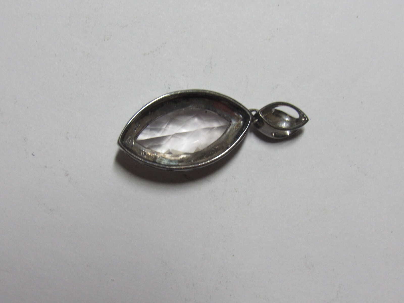 Jewelry – Gems TV Pendant #58551 – Sterling Silver 4.05 Grams – Quartz & Marcast