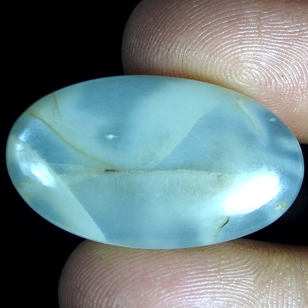 28.35Cts100%Natural Quality Silky Monnstone Oval Cabochon Loose Gemstone