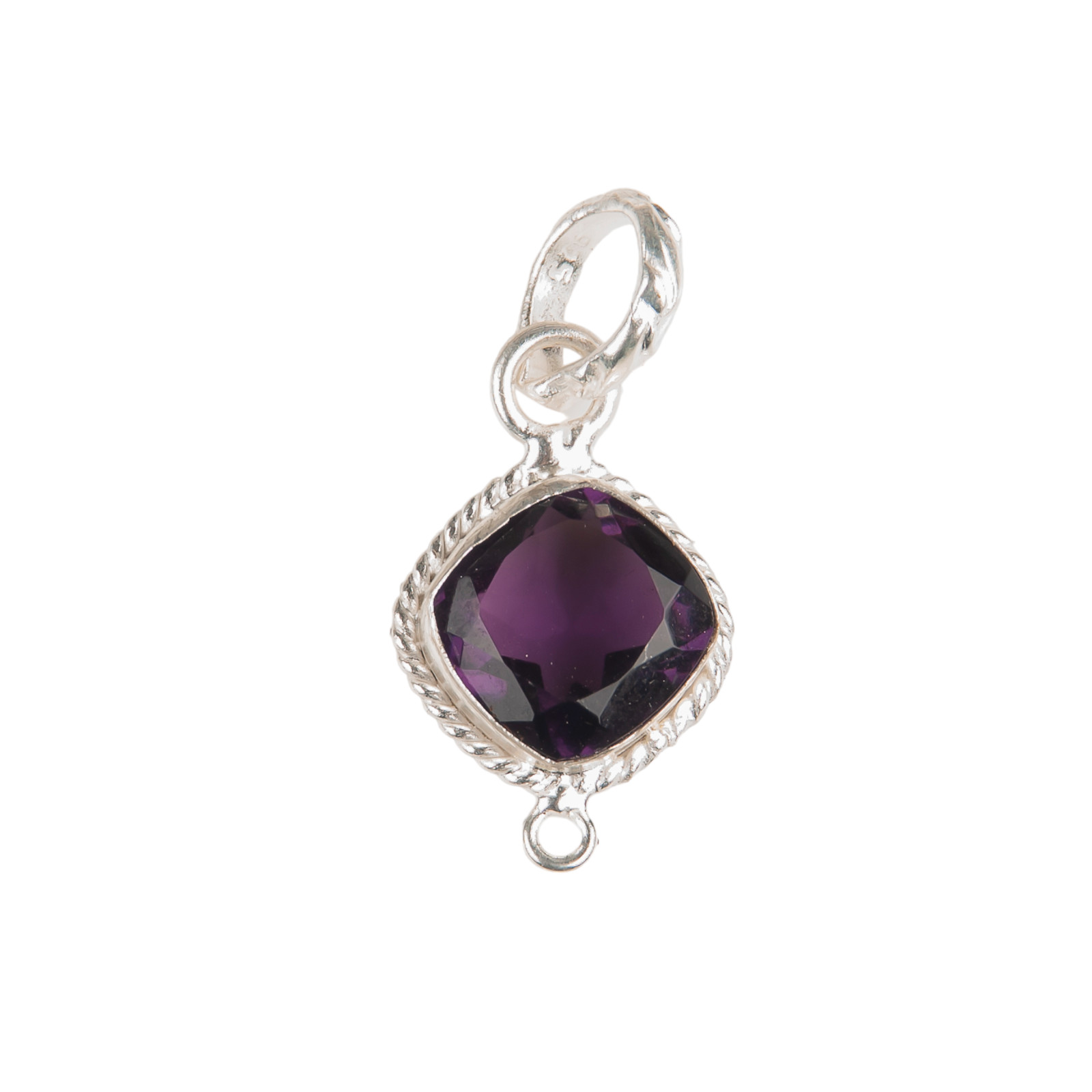 African Amethyst Gemstone 925 Sterling Silver Pendent 1.30″ Anniversary Gift