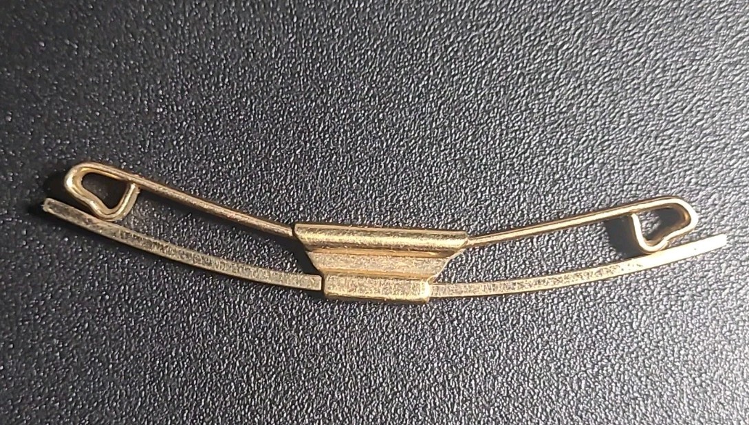 Vintage Swank Tie Clip Bar 10K 1/10 Gold Filled 2 inches