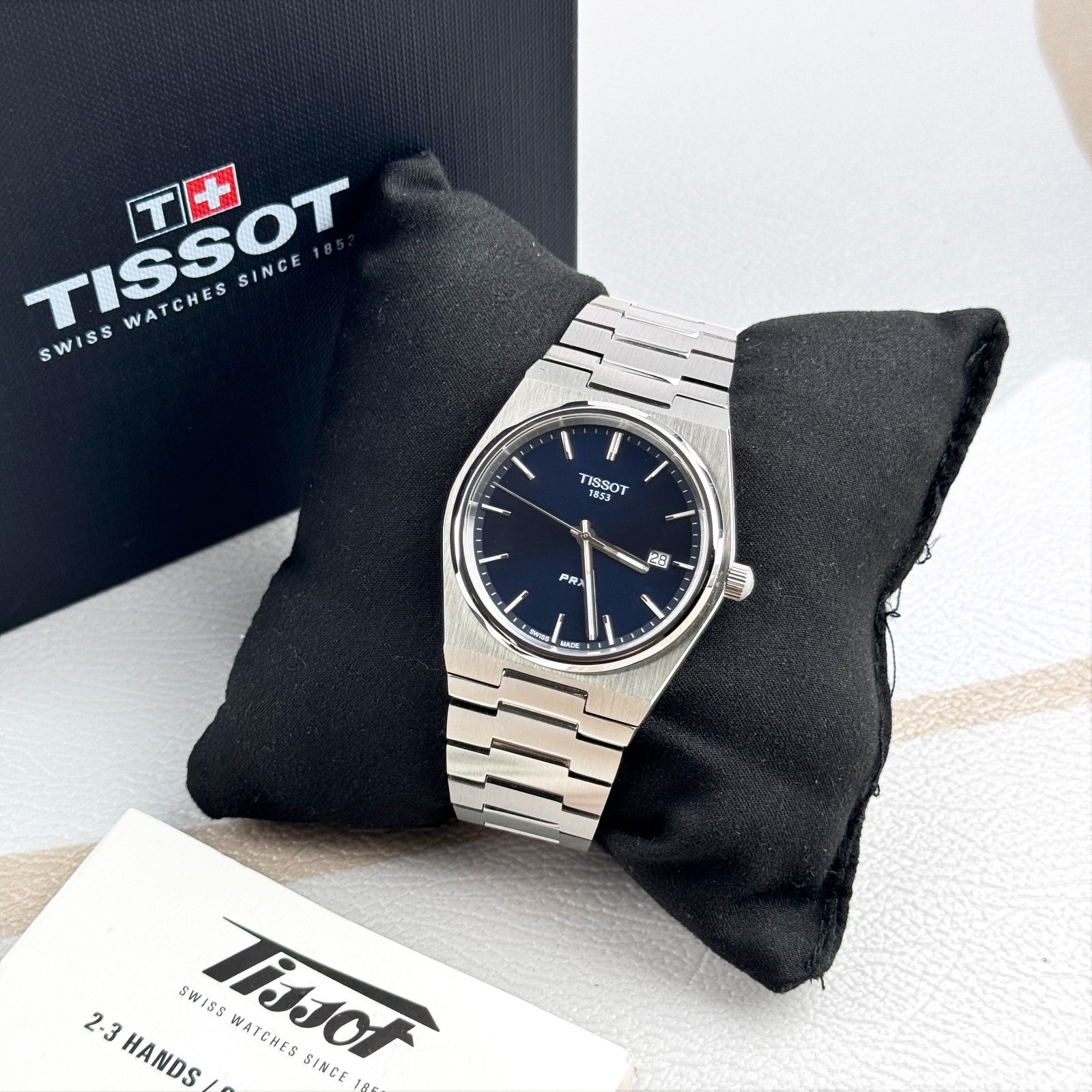 Tissot PRX 40MM Stainless Steel Blue Dial Quartz Men’s Watch T137.410.11.041.00