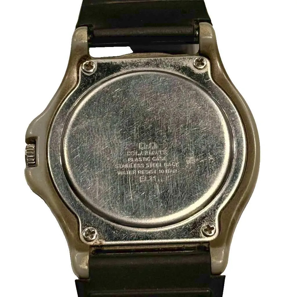 Citizen Q&Q Quartz Watch, Black ■GY99 【Direct from japan】