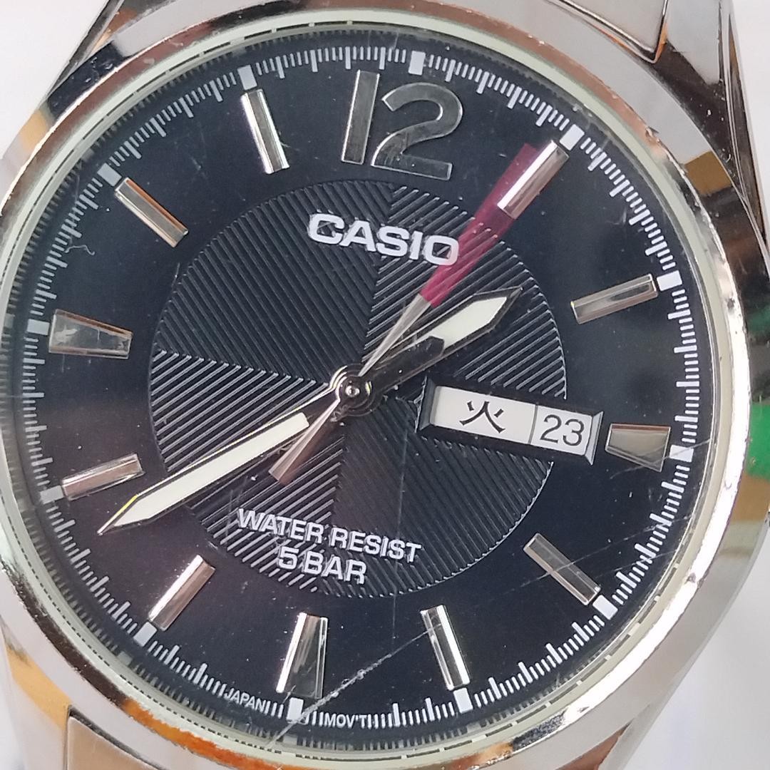[New Battery] Casio Men’s Watch Day-Date Quartz Working MTP-1335