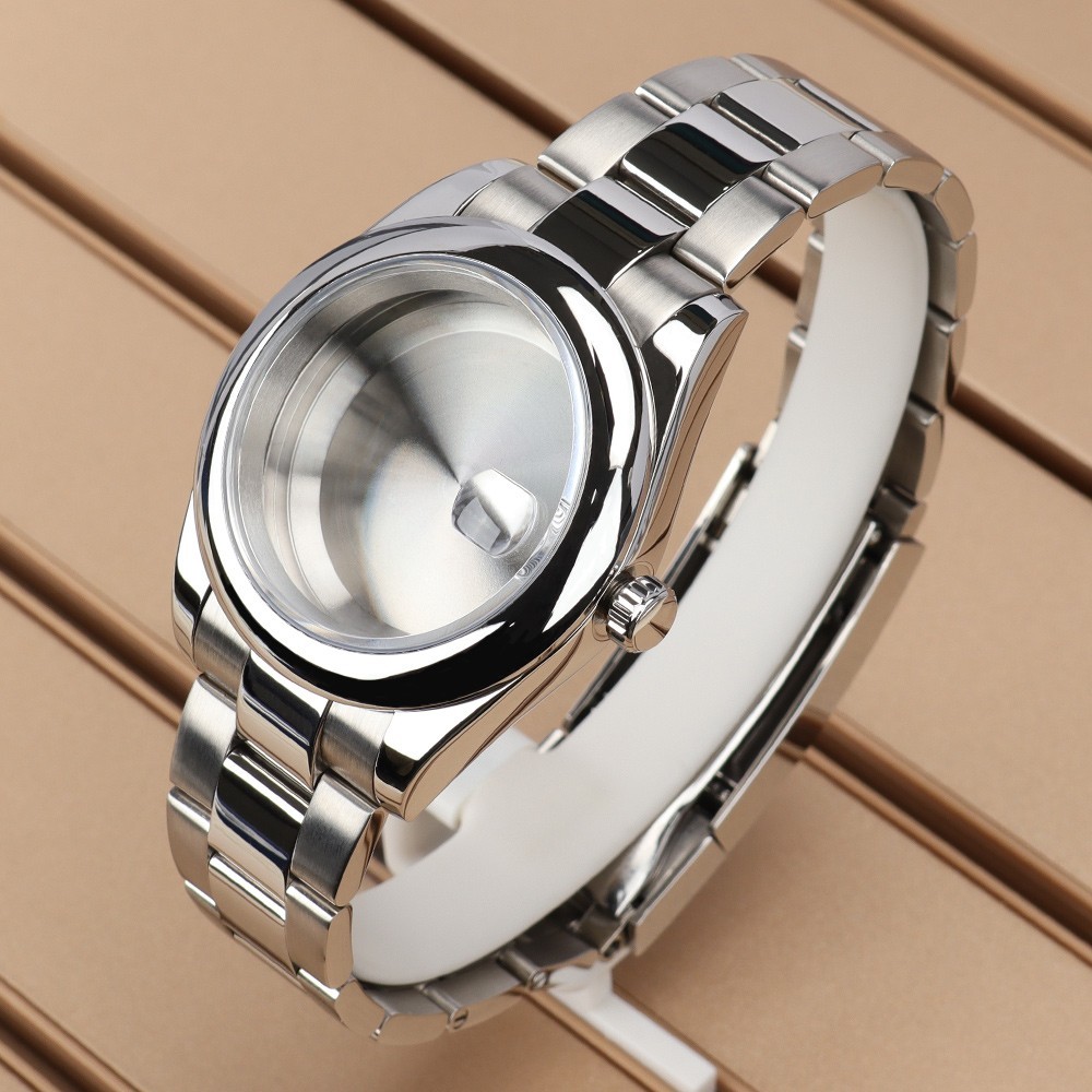 36mm/40mm NH35 Watch Case Strap Modify rolex mod Sapphire crystal For NH34 36 38