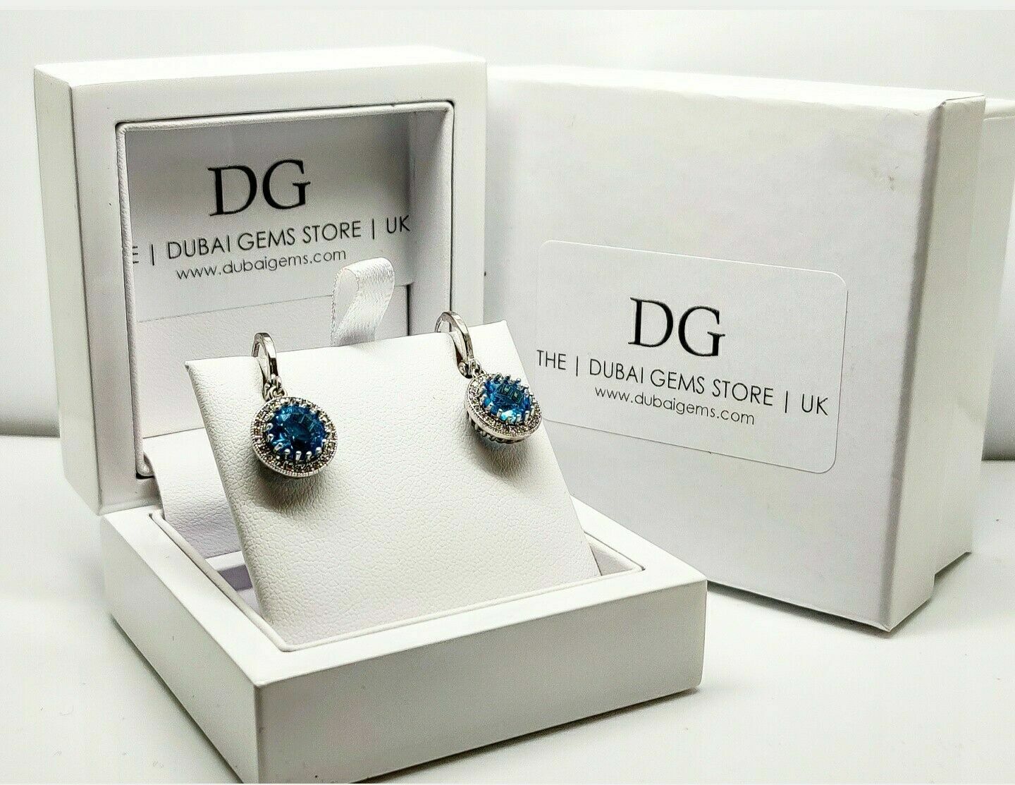 Created Diamond Round Cut Droplet Earrings Including Gift Box BUY 1 GET 1 FREE