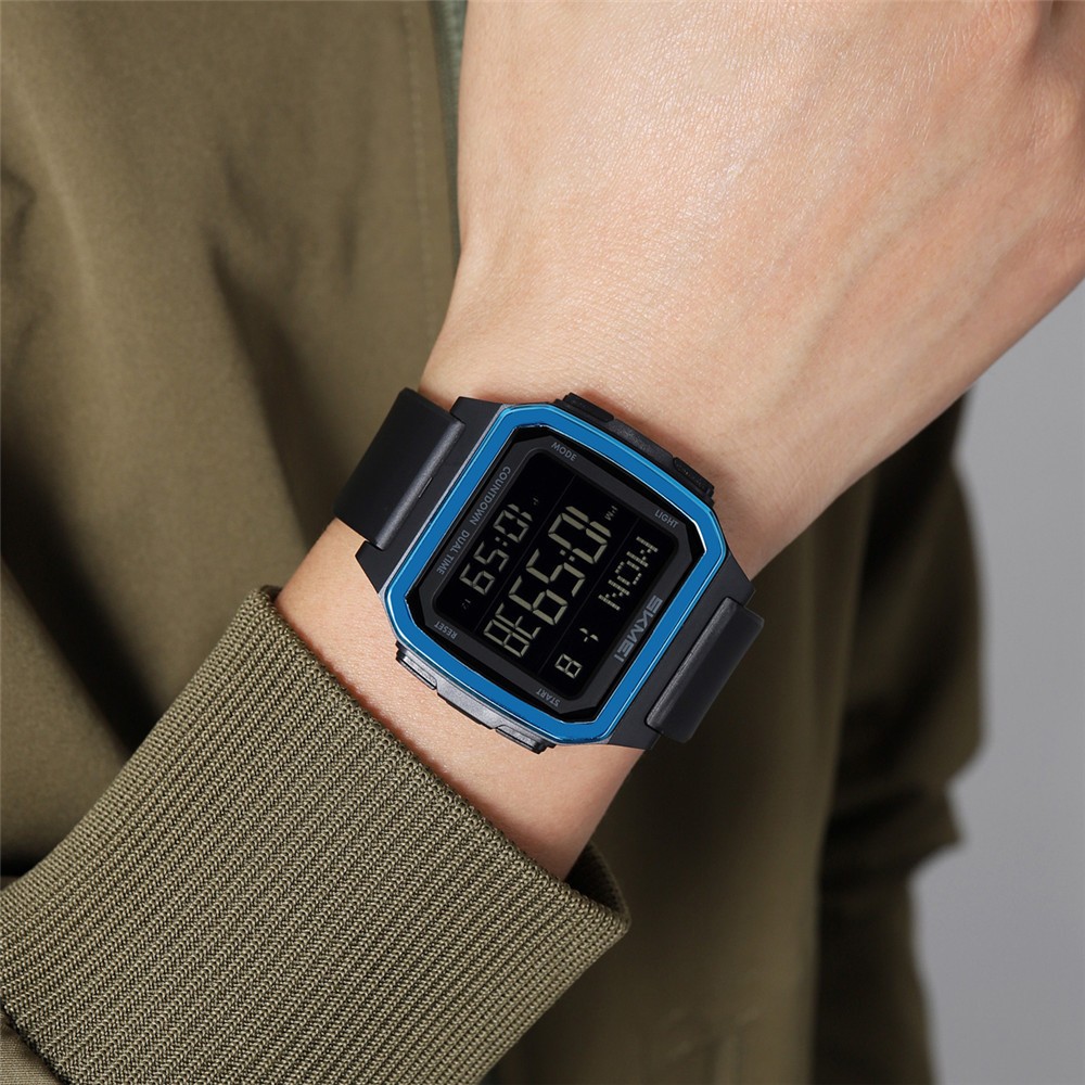SKMEI Men Watch Electronic Sport Watch LED Alarm Watch Boys Digital Wristwatch