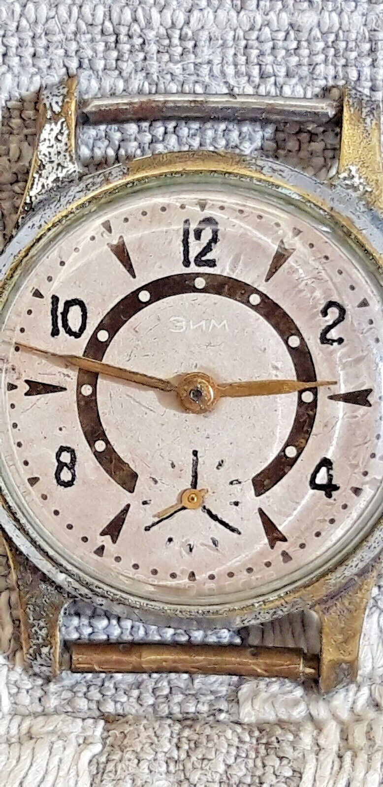 Wrist watch ZIM-POBEDA 40-50s Vintage Russian SOVIET USSR men’s MECHANICAL