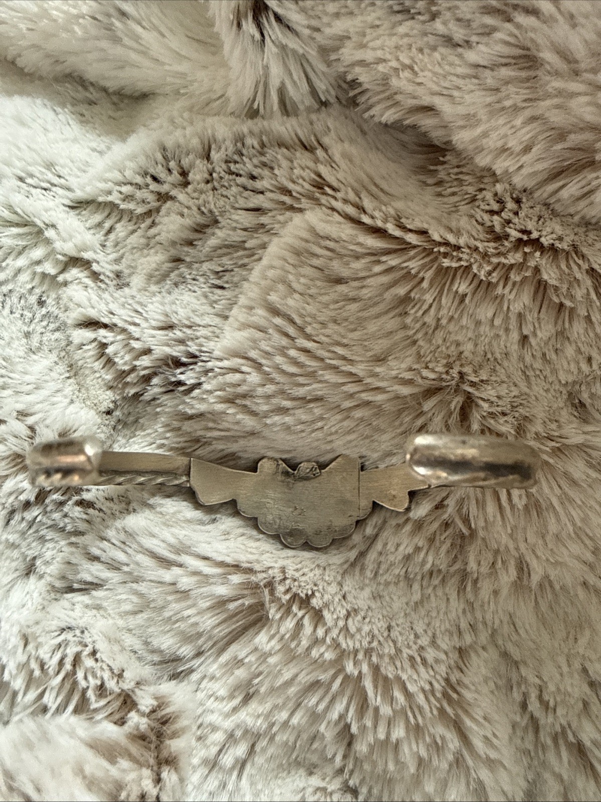 Native American Vintage Navajo Sterling Silver Turquoise Cuff Bracelet