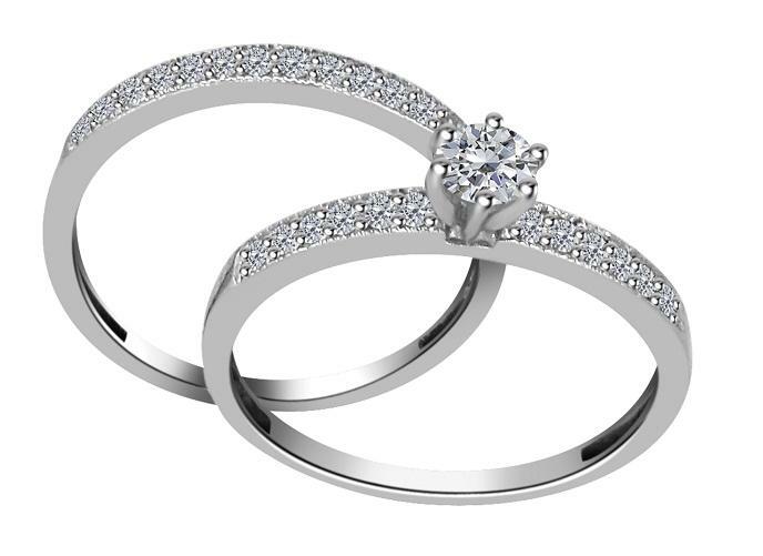 Bridal Engagement Ring 0.80 Carat Round Cut Diamond SI1 G 14K White Gold 8.40MM