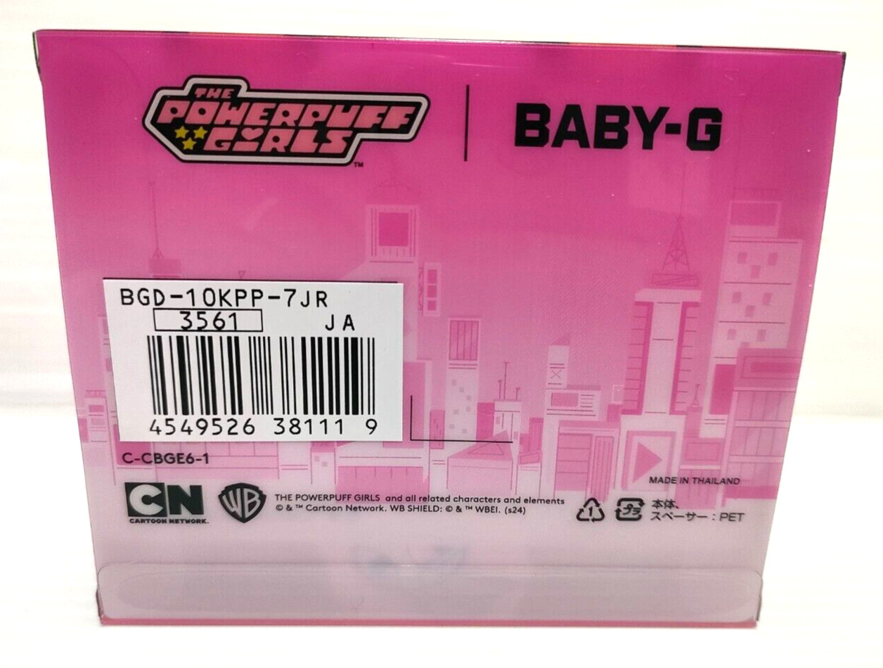 CASIO BABY-G＋PLUS THE POWERPUFF GIRLS BGD-10KPP-7JR Limited Women Watch White