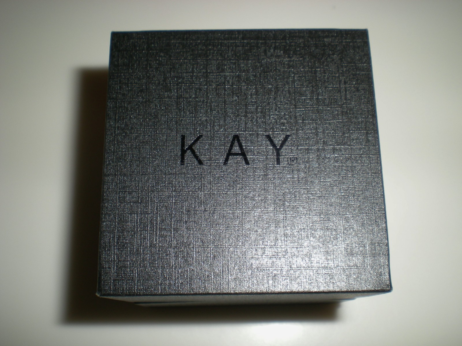 KAY Jewelers Empty Black Presentation RING Box BRAND NEW!!