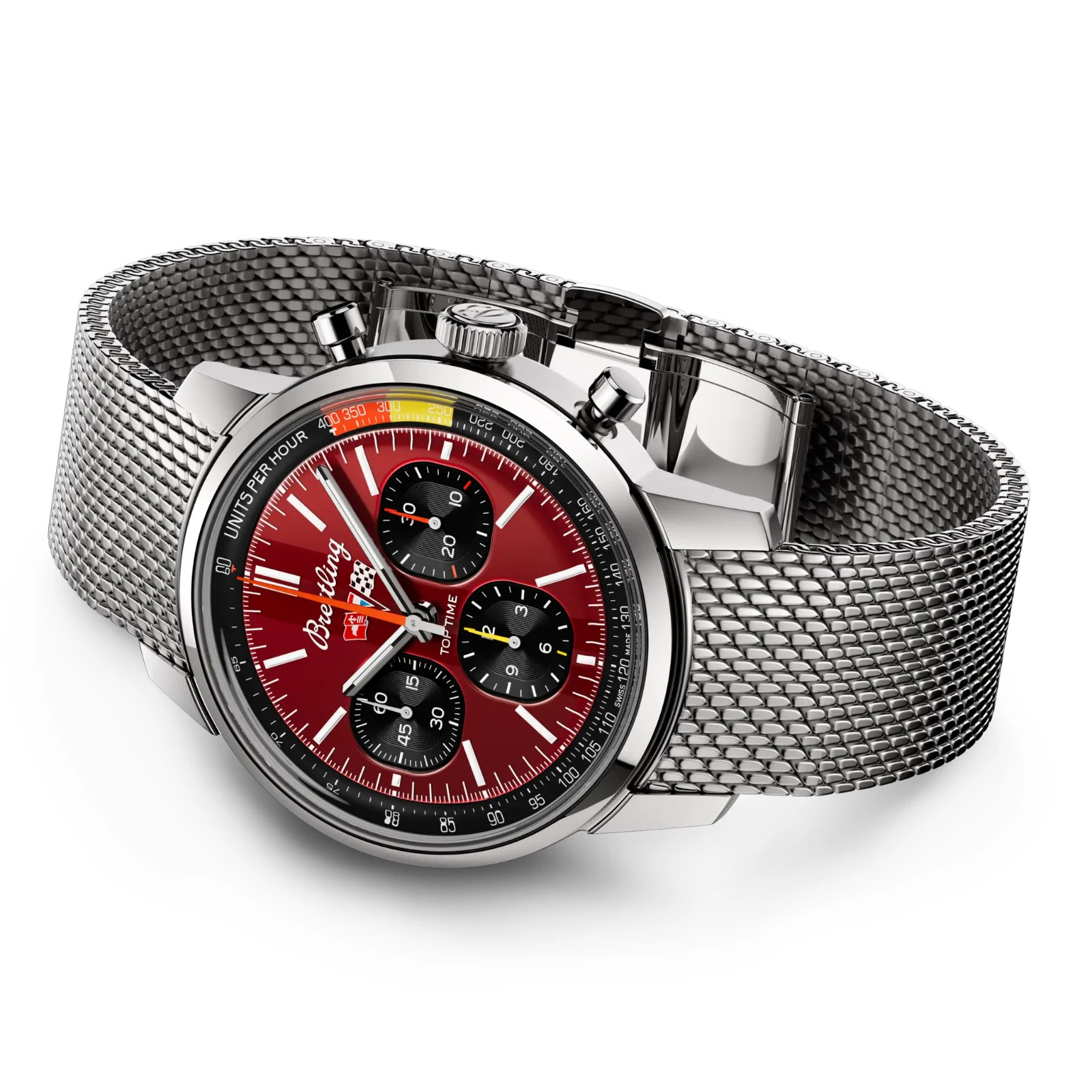 Breitling Top Time Chevrolet Corvette Red Dial 41mm Men’s Watch AB01761A1K1A1