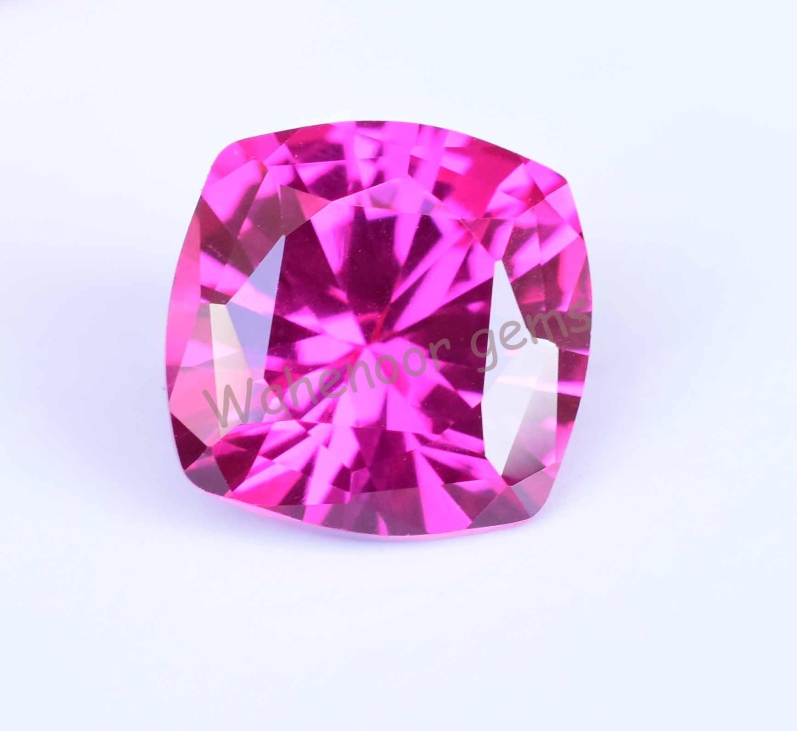 Flawless Natural Pink Ruby 14.75 Ct Cushion Master Cut Certified Mogok Gemstone