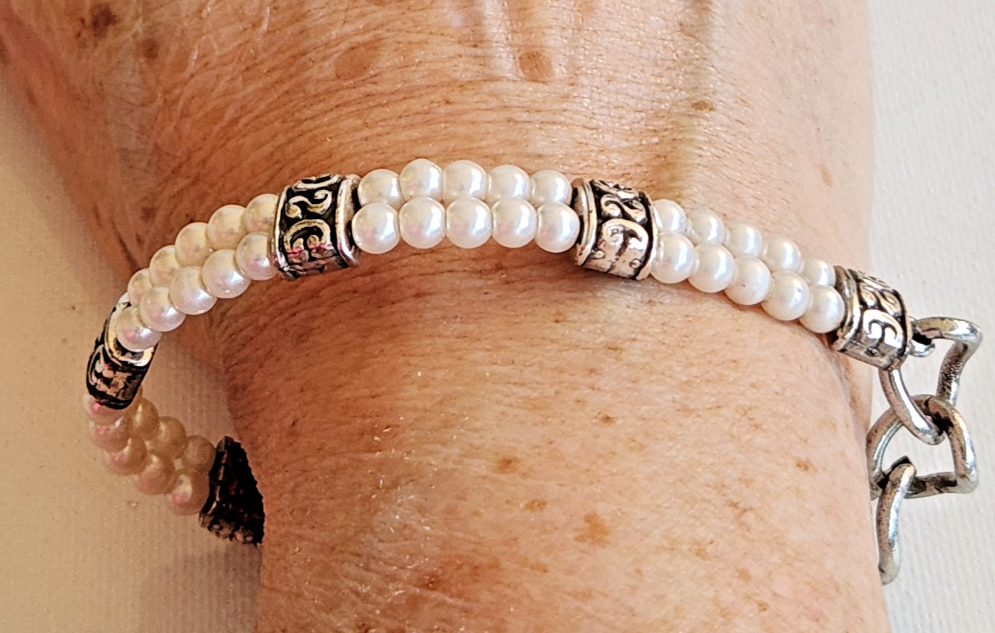 Brighton Lady Jane Pearl Toggle Beaded Bracelet