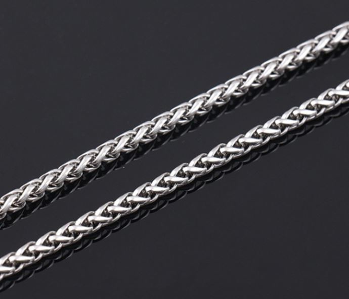 New Irish Celtic Triquetra Trinity Knot Pendant Necklace Alloy Steel Set