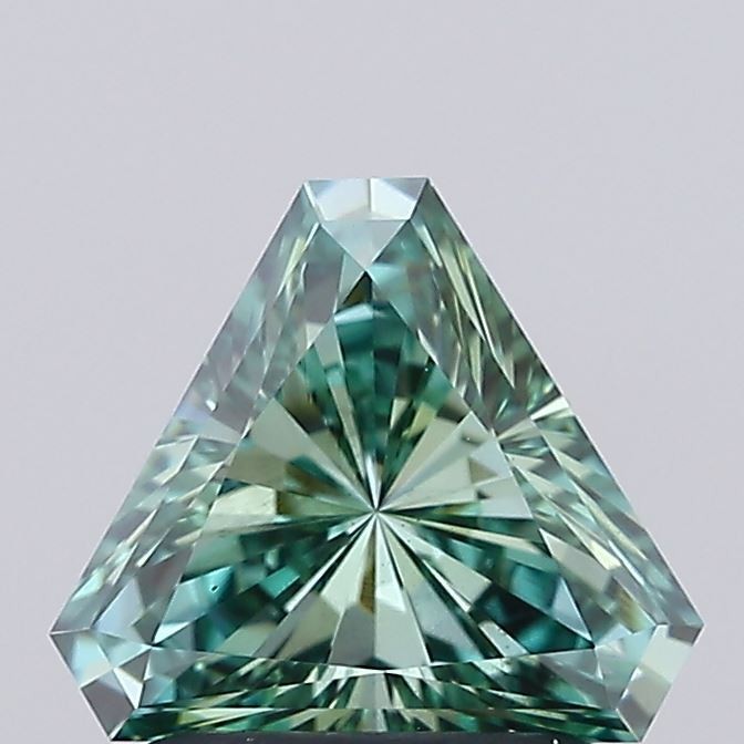 1.06 ct Calf Hend Cut Fancy Vivid Green Lab Loose Diamond | IGI Certified – VS1