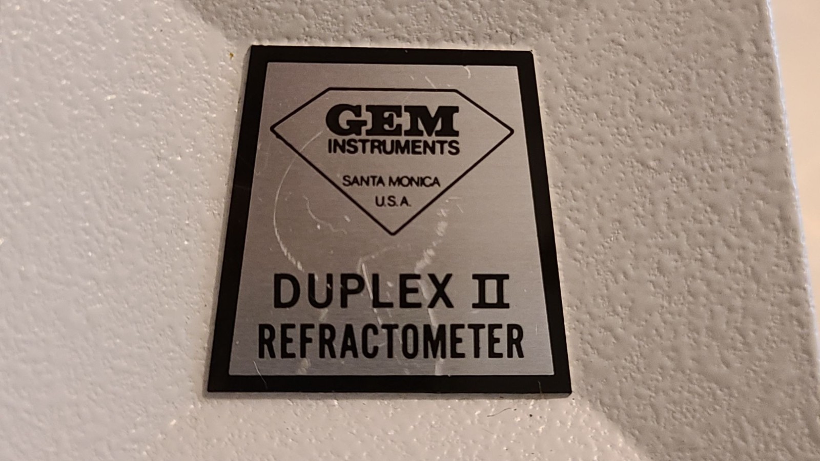 DAMAGED FOR PARTS – GIA GEM Duplex II Refractometer Polariscope Model 415 GemID