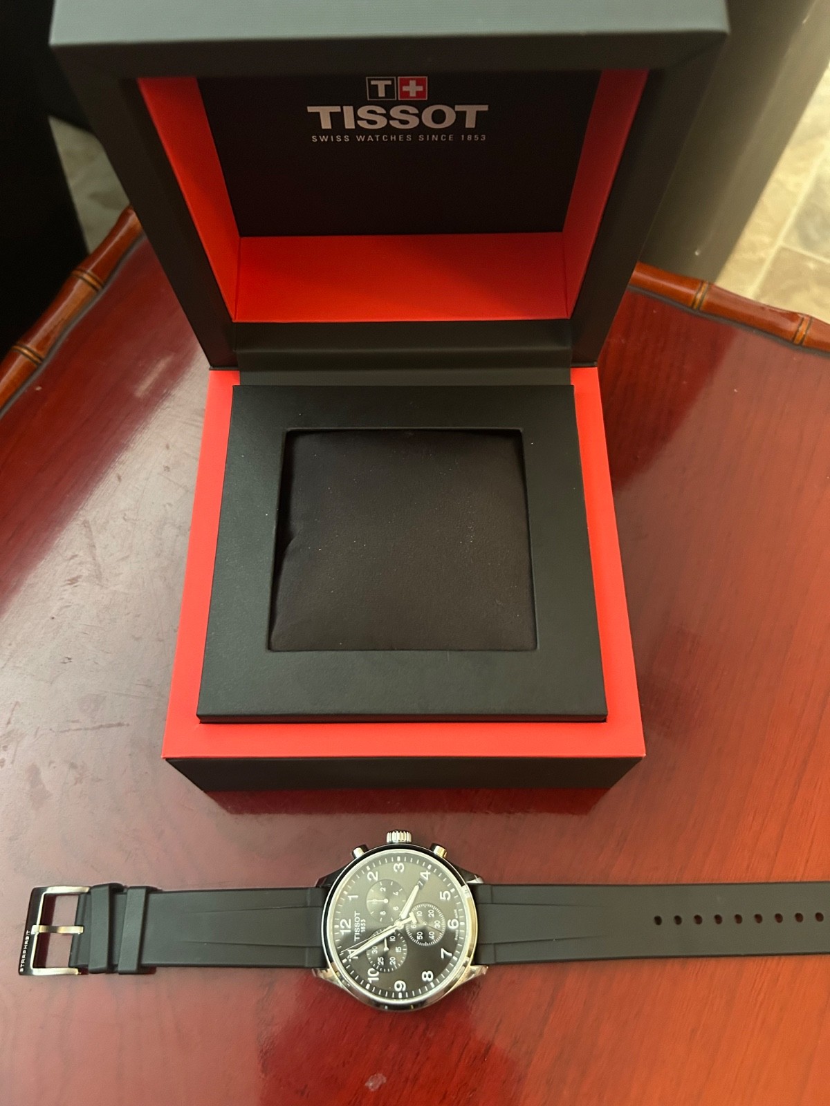 Tissot 1853 Men’s Chronograph Watch, Model T116617A / T116.617 NIB