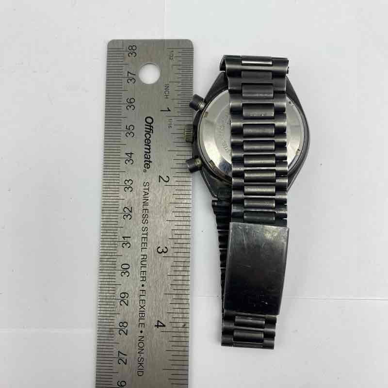 Vintage Le Phare Swiss Made Automatic Chronograph Valjoux 7750 Black 39mm