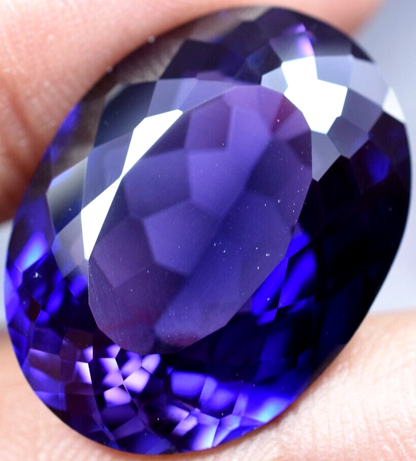 Natural 32.70 Ct Boysenberry Sapphire GGL Certified fabulous Loose Gemstone