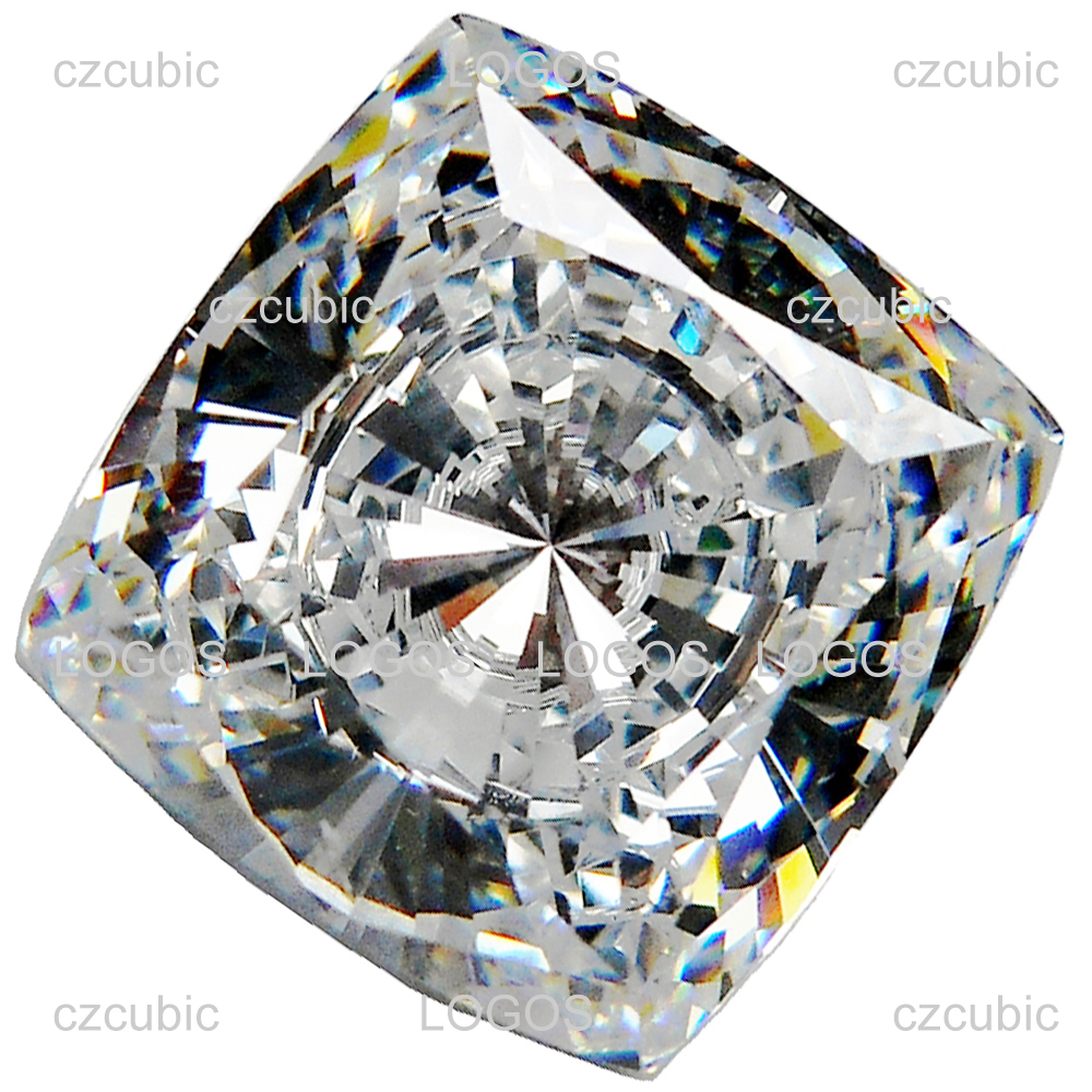 CUBIC ZIRCONIA SUPER TOP QUALITY LOOSE STONES CUSHION SHAPE 7A CLEAR CZ U.S SHIP