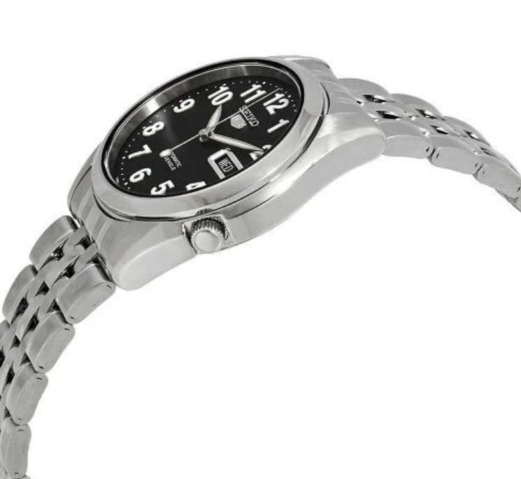 Seiko 5 Automatic SNK381 SNK381K1 Men’s Day Date Black Dial Watch