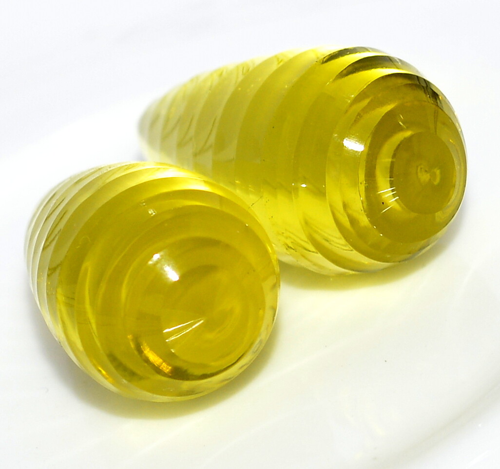 24×12 mm Natural Lemon Quartz Cut Fancy Tear Drops Pair 37.31 Cts Loose Gems